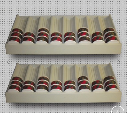 7 – 8 Row Ribbon Tape Trays