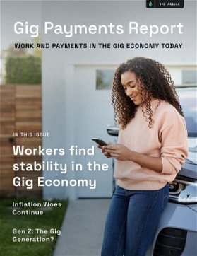 Work and Payments in the Gig Economy Today
