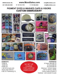 More Sales: Custom Caps