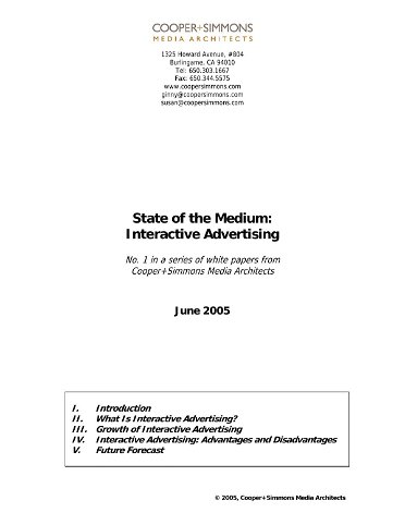 State of the Medium: Interactive Advertising