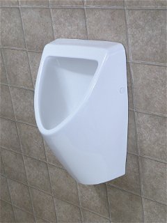 H2Zero waterless urinal