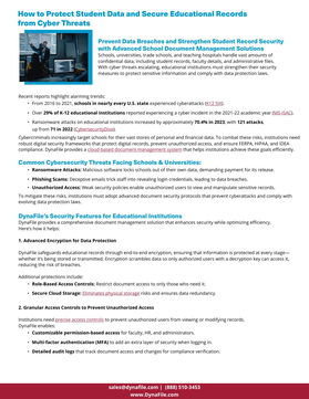 How to Protect Student Data and Secure Educational Records from Cyber Threats