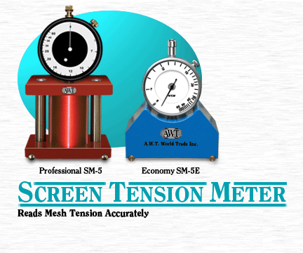 A.W.T. Screen Tension Meters