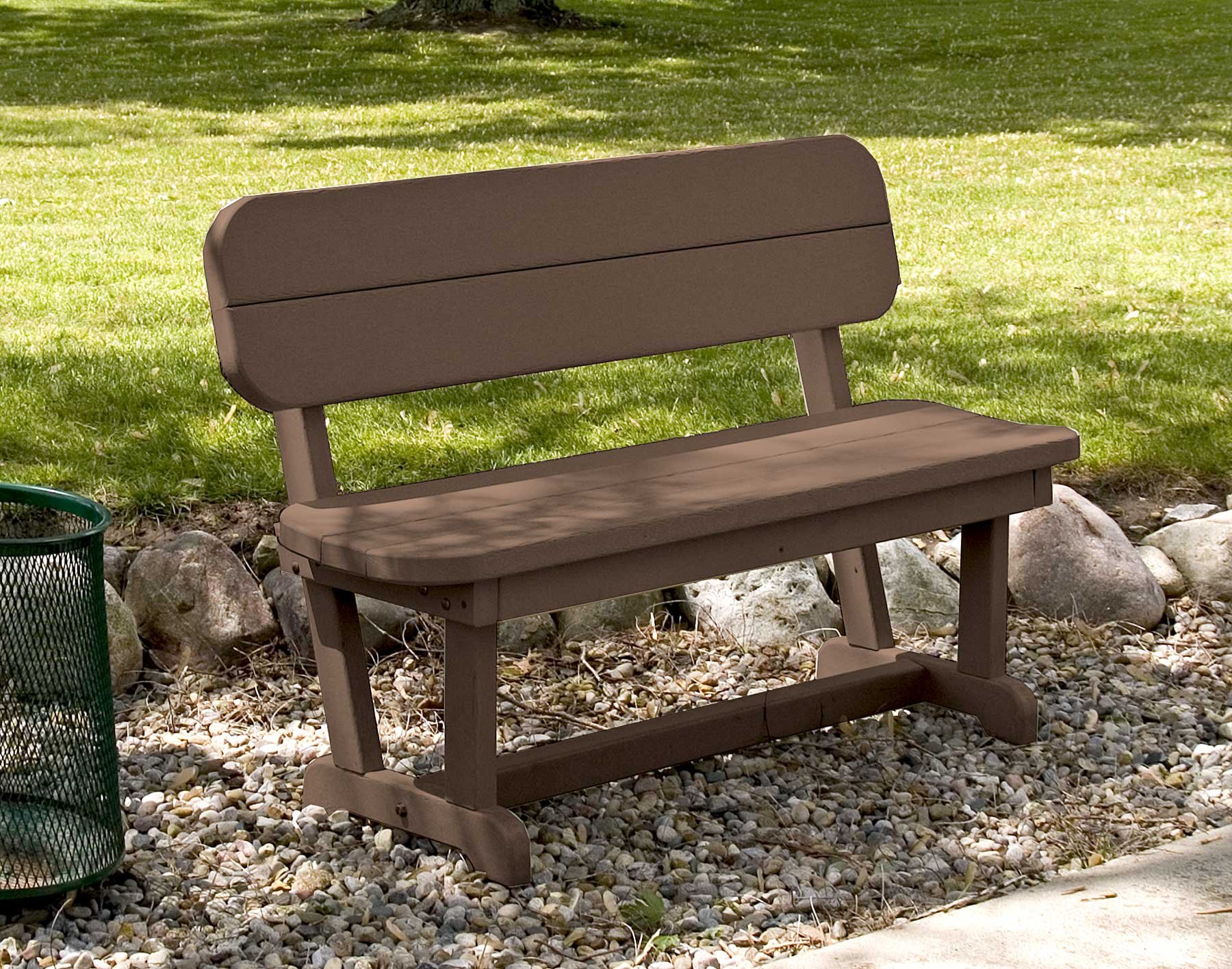48" Polywood Commercial Bench 