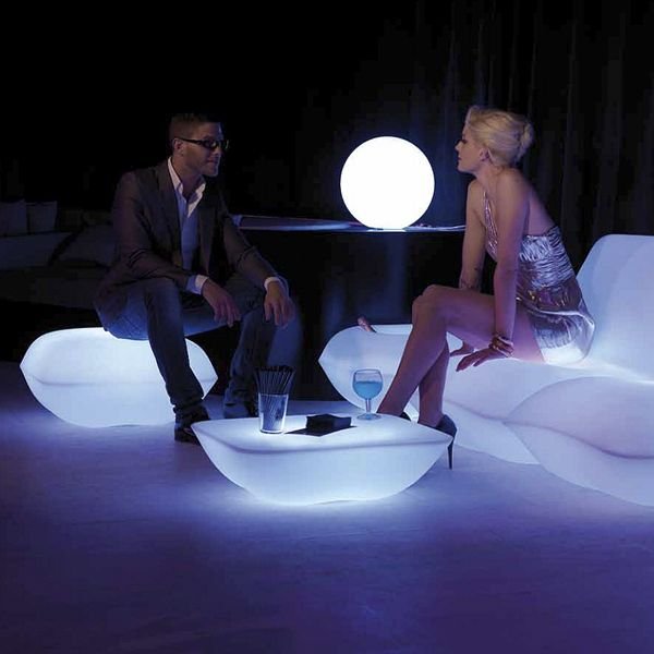 Pillow Illuminated Outdoor Chair