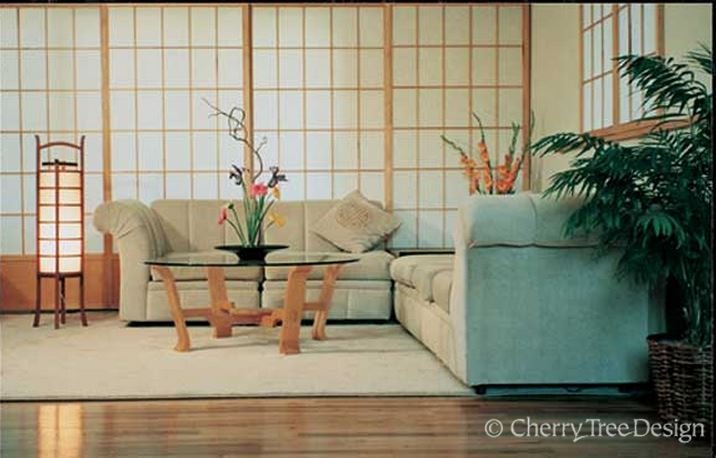 Sliding Japanese Shoji Partitions and Room Dividers