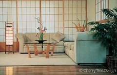 Sliding Japanese Shoji Partitions and Room Dividers
