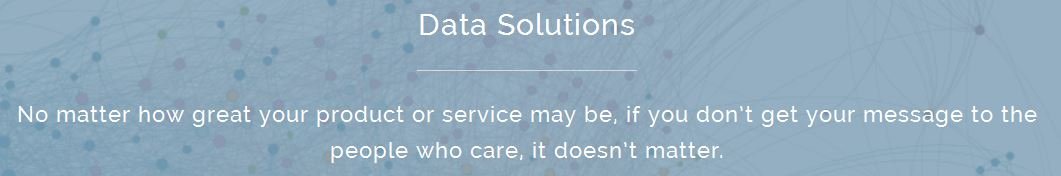 Data Solutions