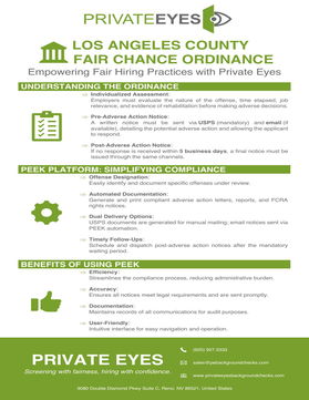 Los Angeles County Fair Chance Ordinance 