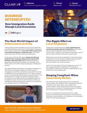 Business Interrupted: How Immigration Raids Disrupt Local Economies