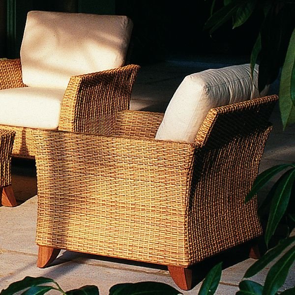 Palm Beach Outdoor Wicker Lounge Chair