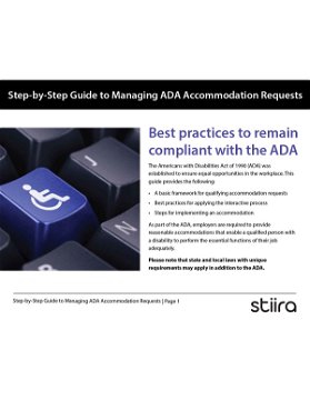 Employer guide to managing ADA accommodation requests