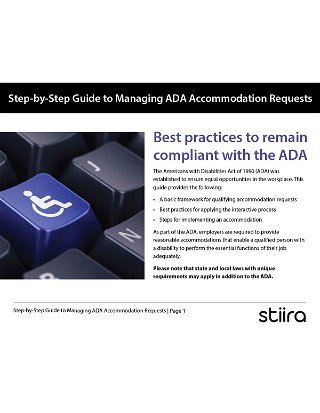 Employer guide to managing ADA accommodation requests