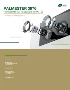 Pentaerythritol Tetrastearate (PETS): PALMESTER 3976 - Naturally Better Solutions for Polycarbonate Application