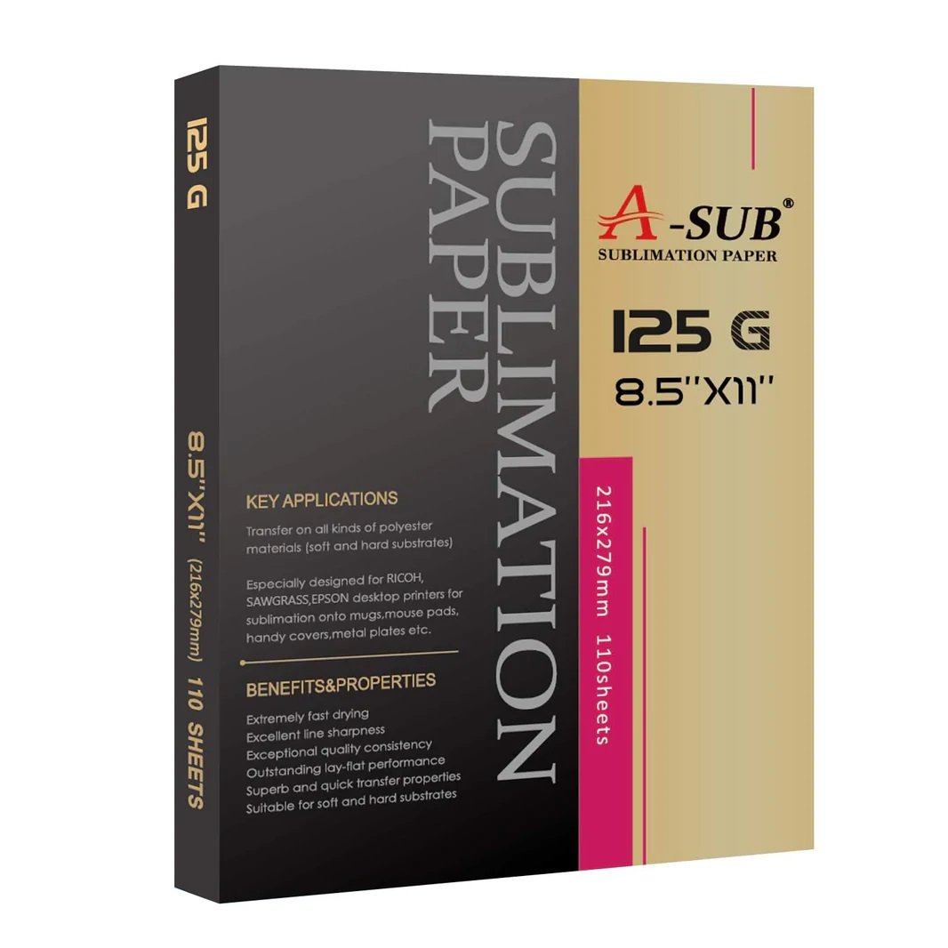 A-SUB® Vivid 125g Sublimation Transfer Paper