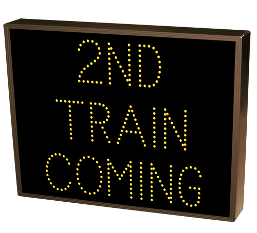 LED Blankout Second (2nd) Train Coming Signals