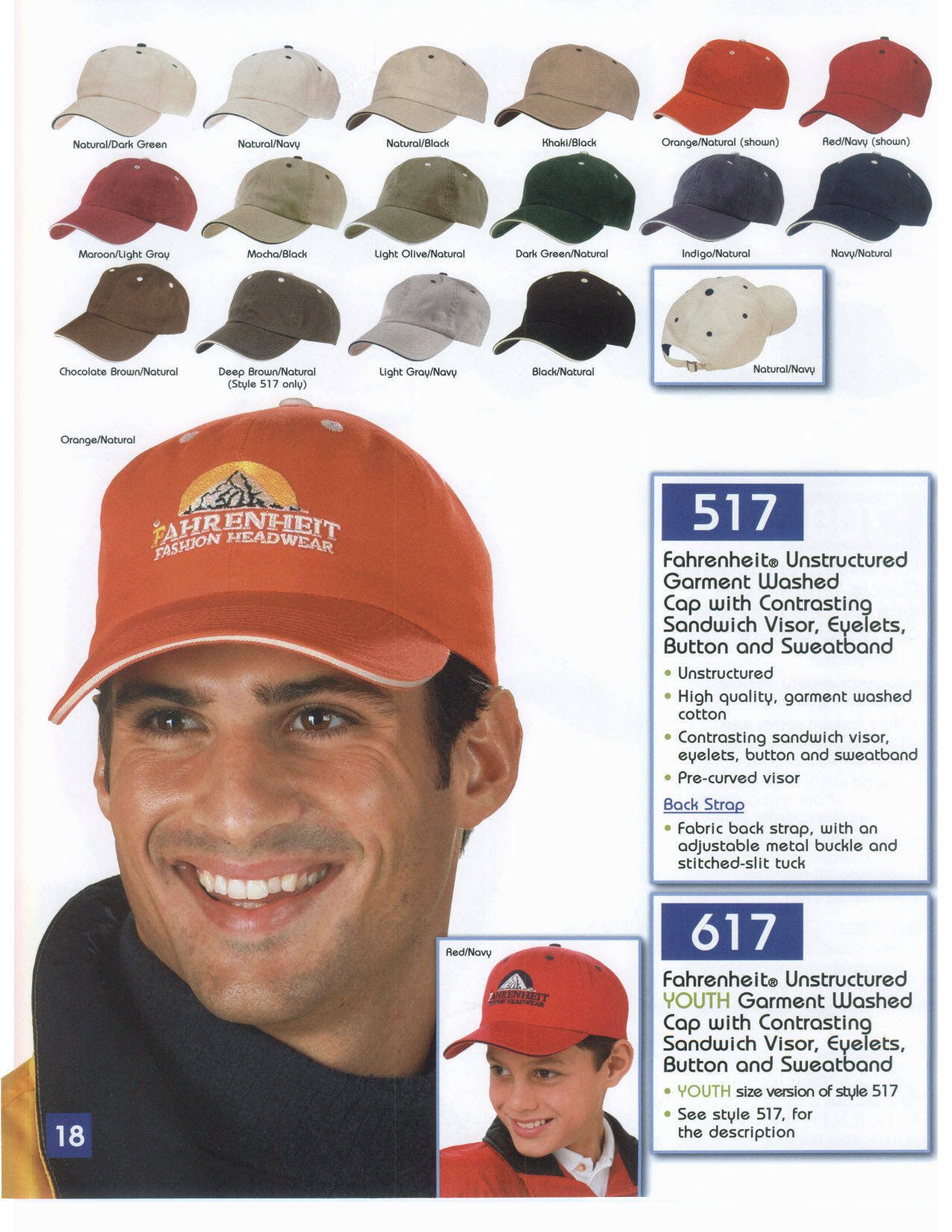 Youth Unstructured Garment Washed Cap 