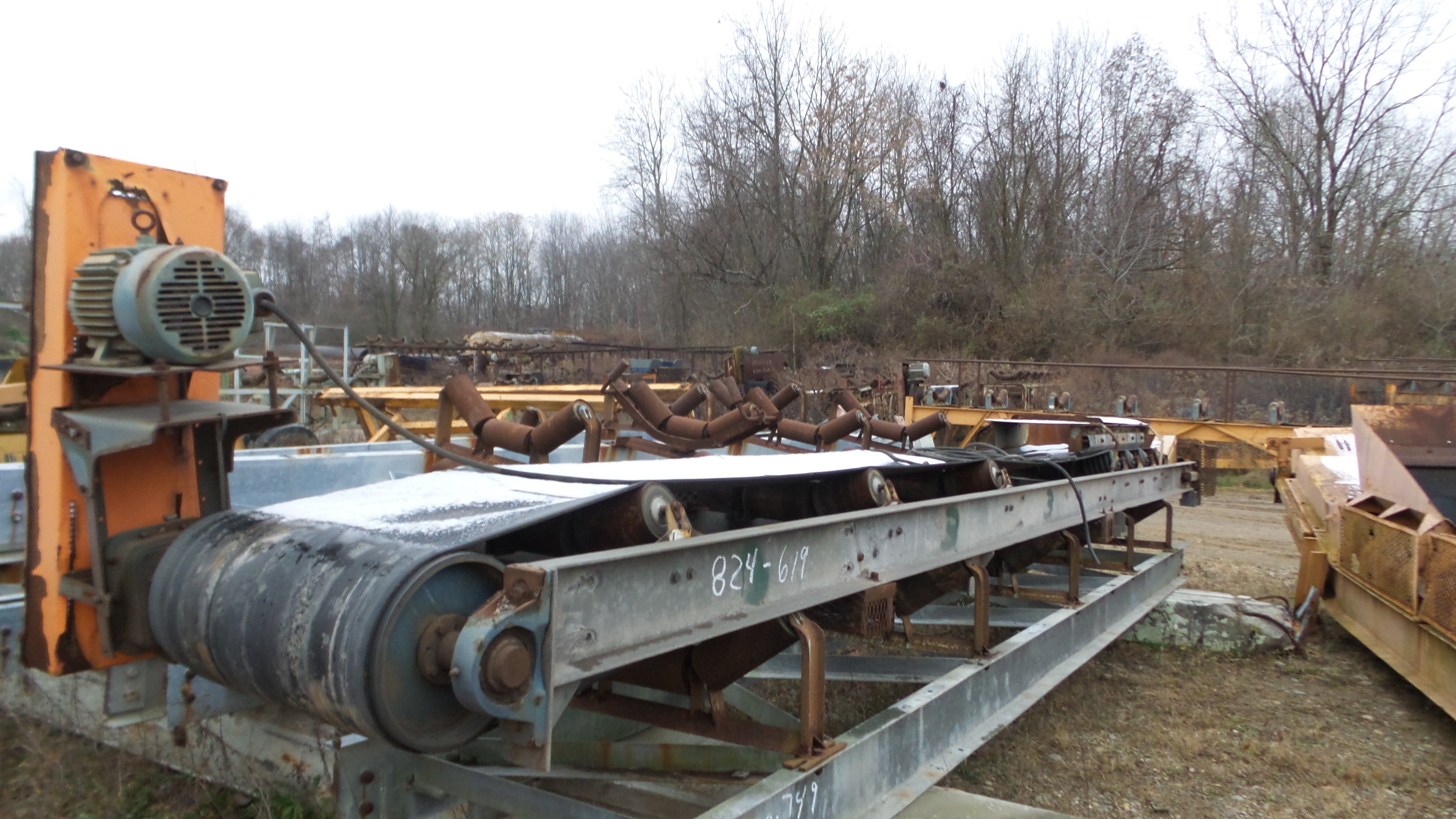 GALVANIZED TRANSFER CONVEYOR 24" X 24'
