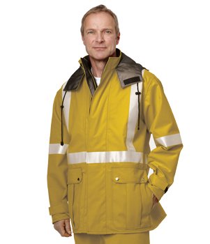 High-Vis Protective Rain Jacket and Rain Overall