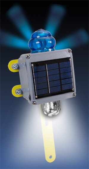 Flashing Solar Combo Light With Mounting Bracket