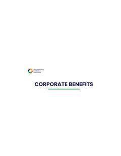 ICI Corporate Benefits Overview