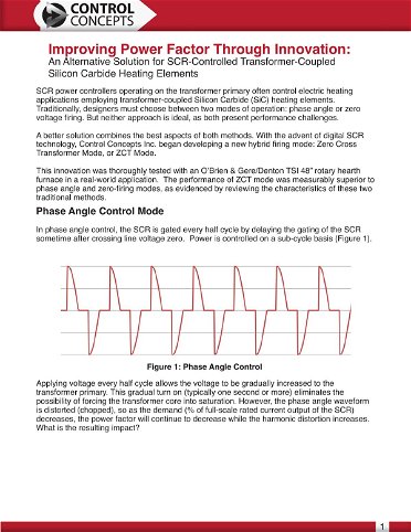 An Alternative Solution for SCR-Controlled Transformer-Coupled Silicon Carbide Heating Elements