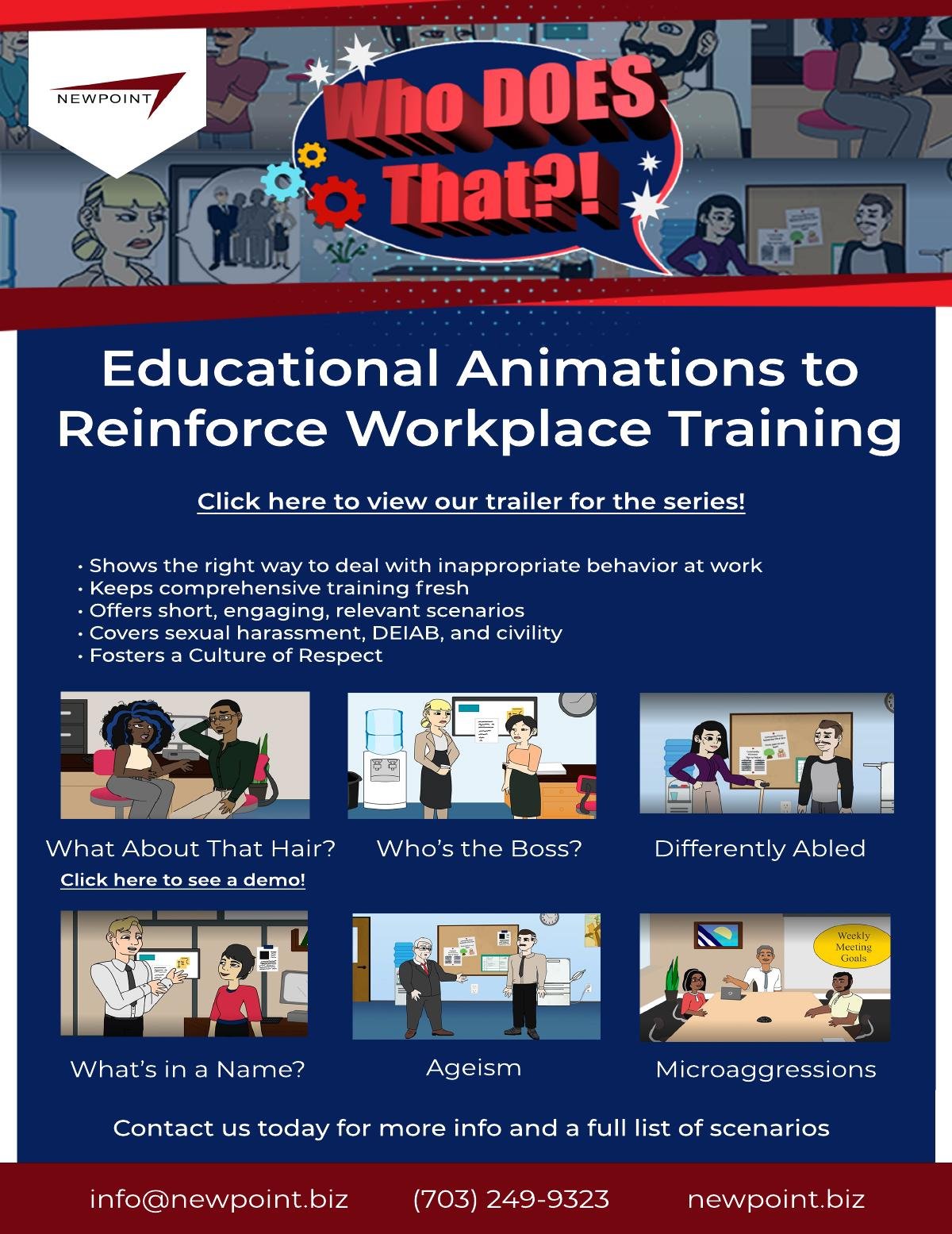 Educational Animations Reinforce Workplace Training on Diversity, Equity and Inclusion
