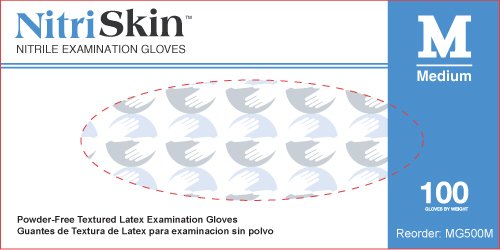 Exam Gloves, NitriSkin Nitrile Powder-Free