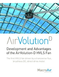 The advantages of gearless HVLS fans