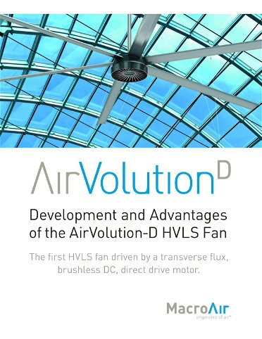 The advantages of gearless HVLS fans