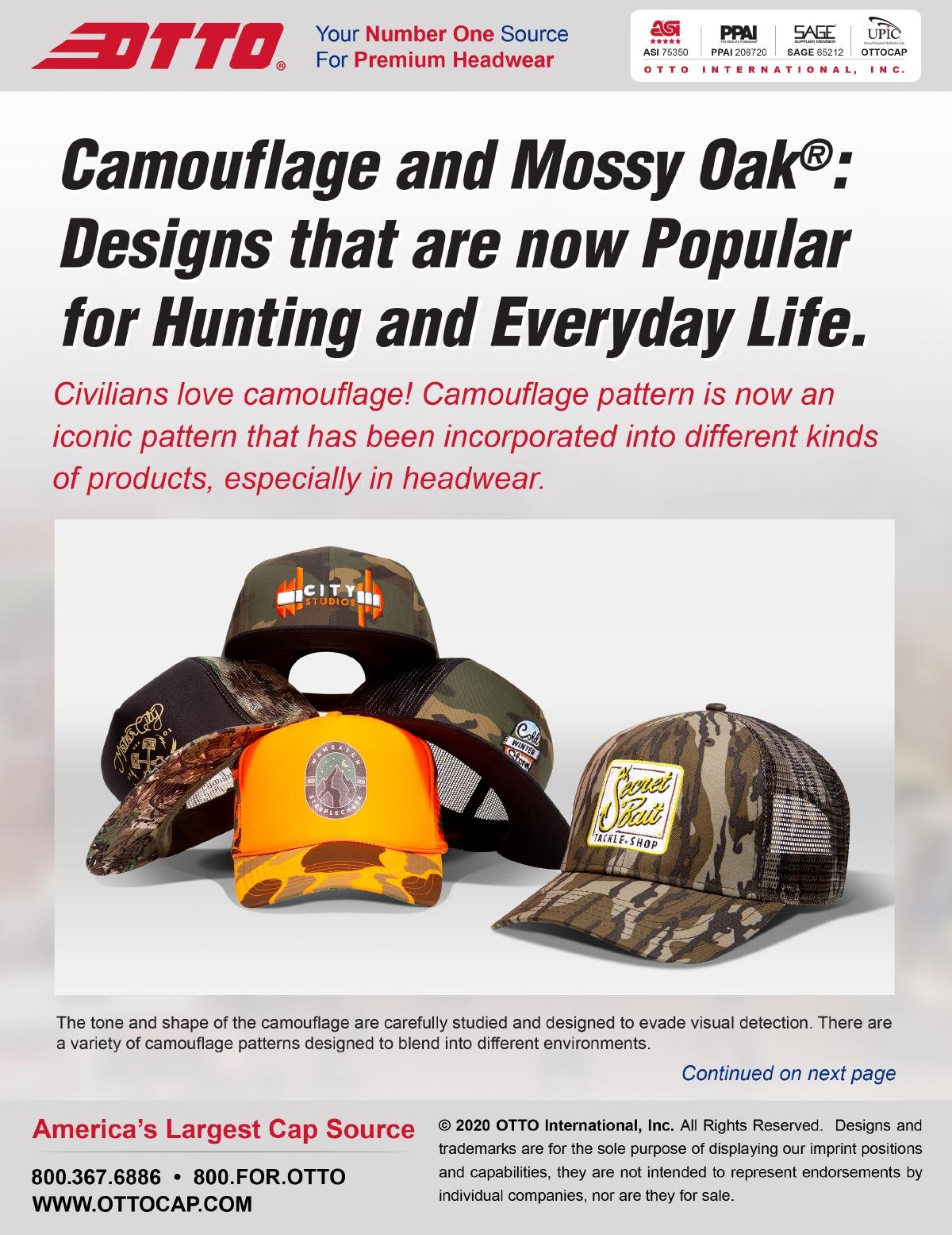 Camo Hats – Not Just for Hunting
