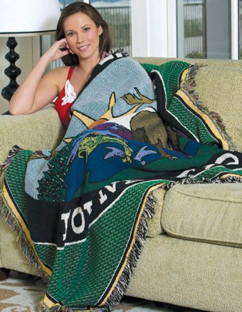 Custom Woven Throw Blankets