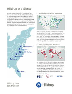 Hilldrup at a Glance (Global Map)
