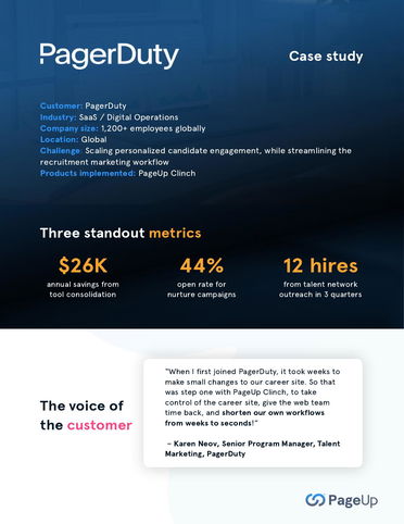 How PagerDuty streamlined hiring with PageUp