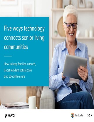 Five ways technology connects senior living communities