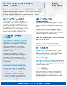 End-to-End Support for Jobseekers