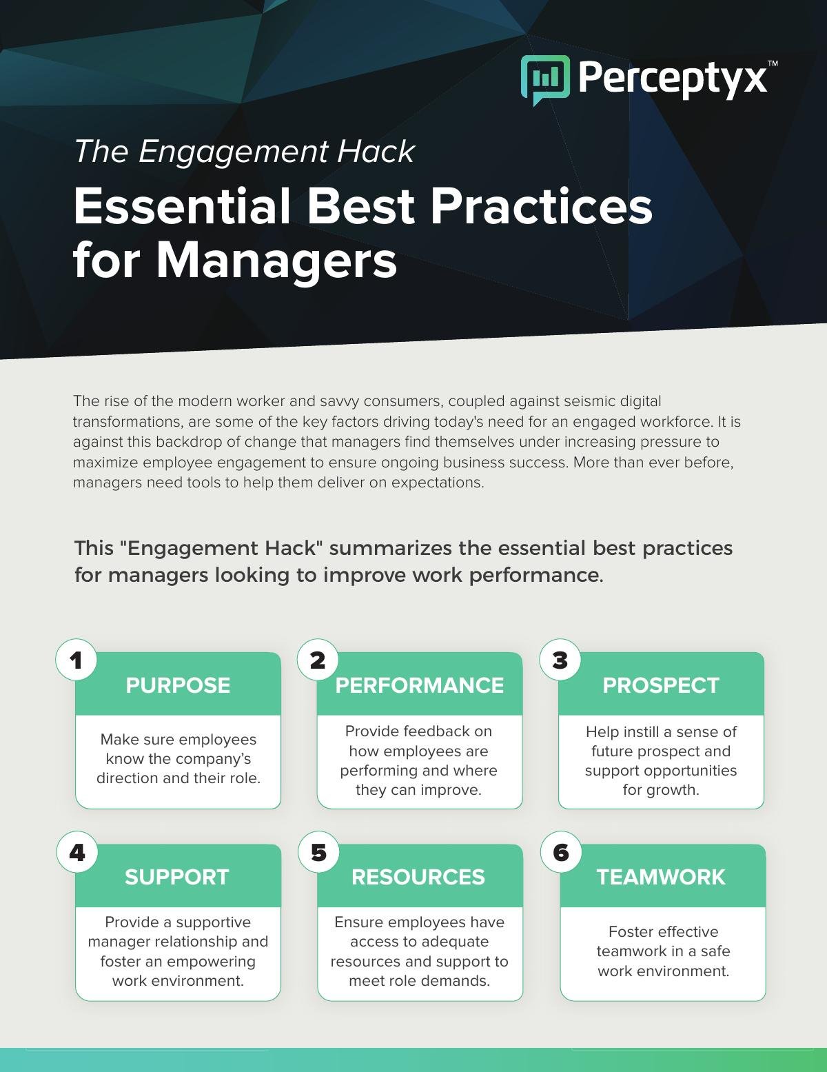 The Engagement Hack - Essential Best Practices for Managers