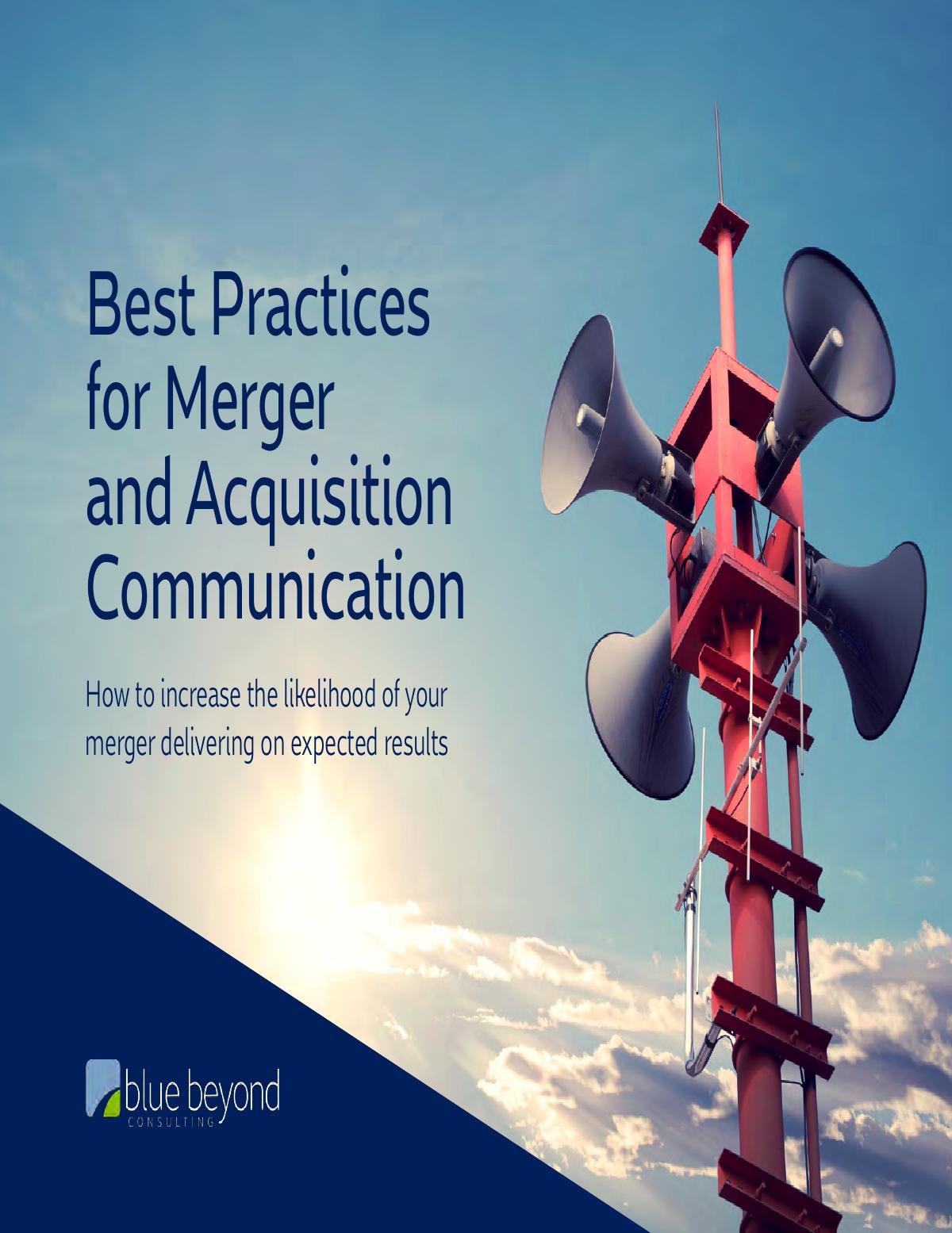 Best Practices for Merger and Acquisition Communication