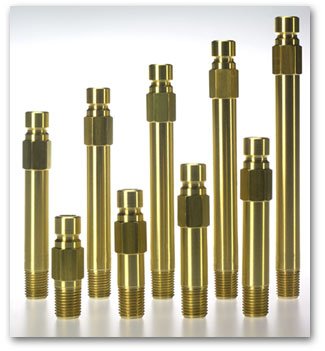 "Exact Length" Brass Extension Fittings