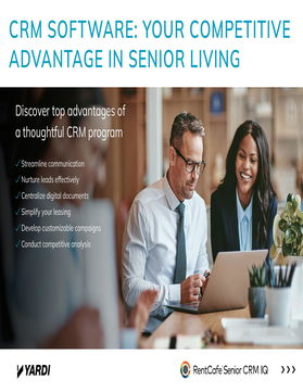 CRM SOFTWARE: YOUR COMPETITIVE ADVANTAGE IN SENIOR LIVING