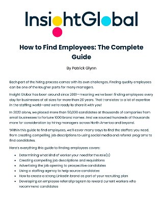How to Find Employees: The Complete Guide