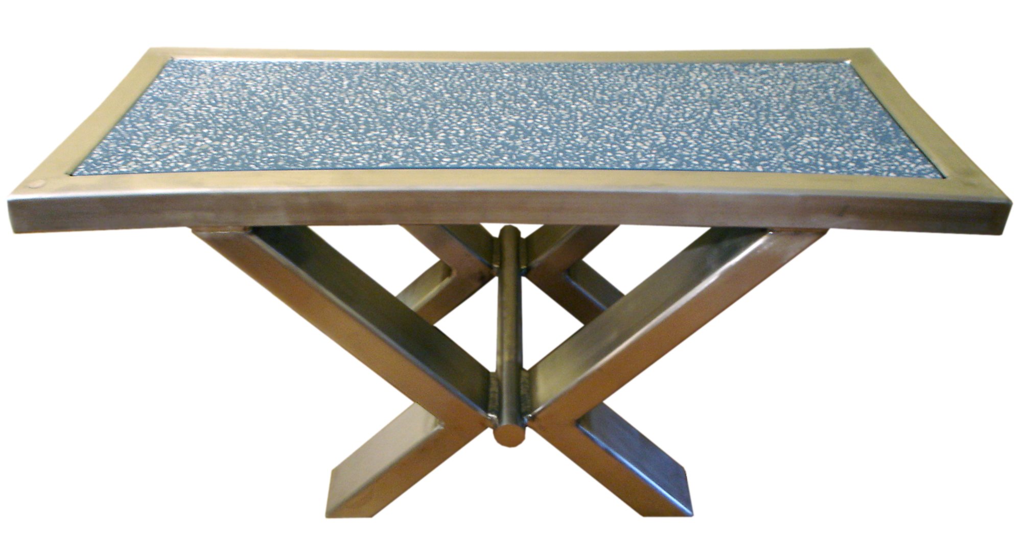 Bullet, stainless steel table