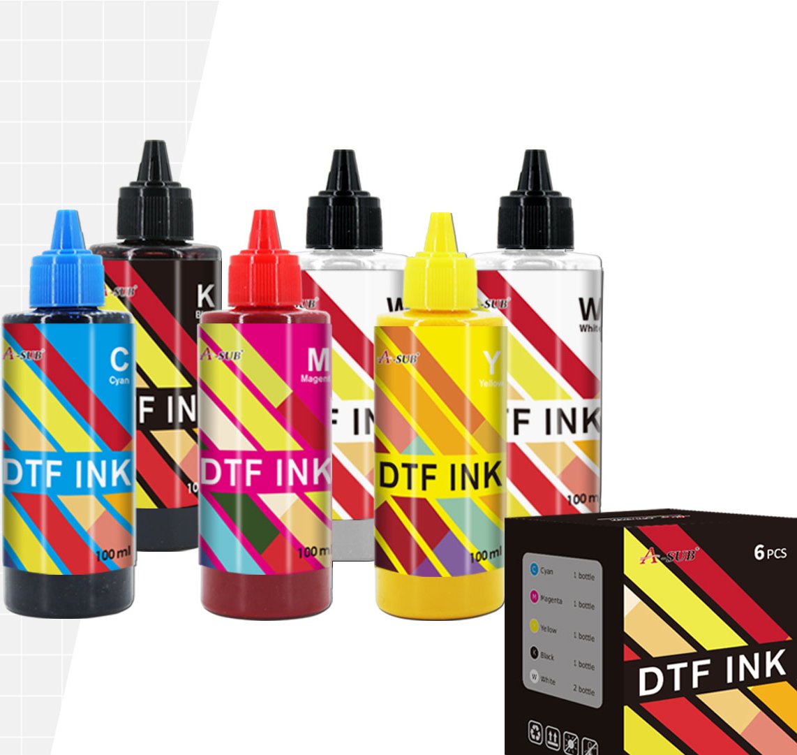 A-SUB® DTF Ink for Desktop Inkjet DTF Printers