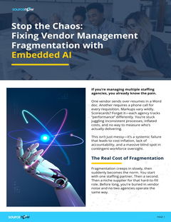 Stop the Chaos:   Fixing Vendor Management Fragmentation