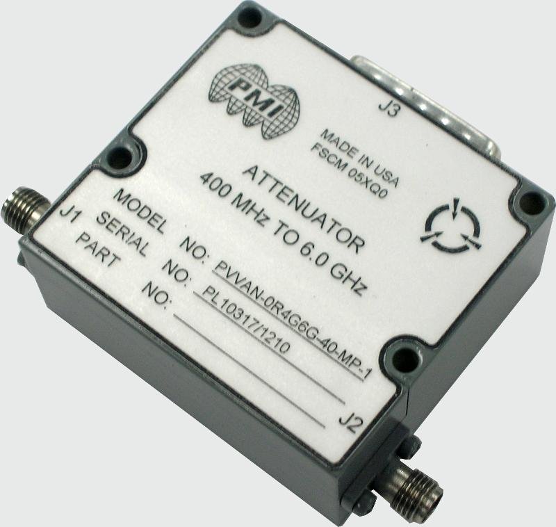 400MHz to 6.0GHz, Analog, Solid-State Variable Attenuator 