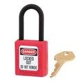 Master lock 406 Xenoy Dielectric Safety Padlock Red