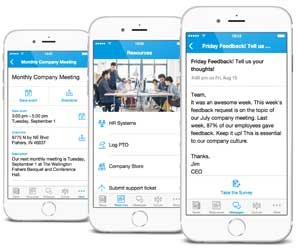 Mobile App Engagement Platform for Employees