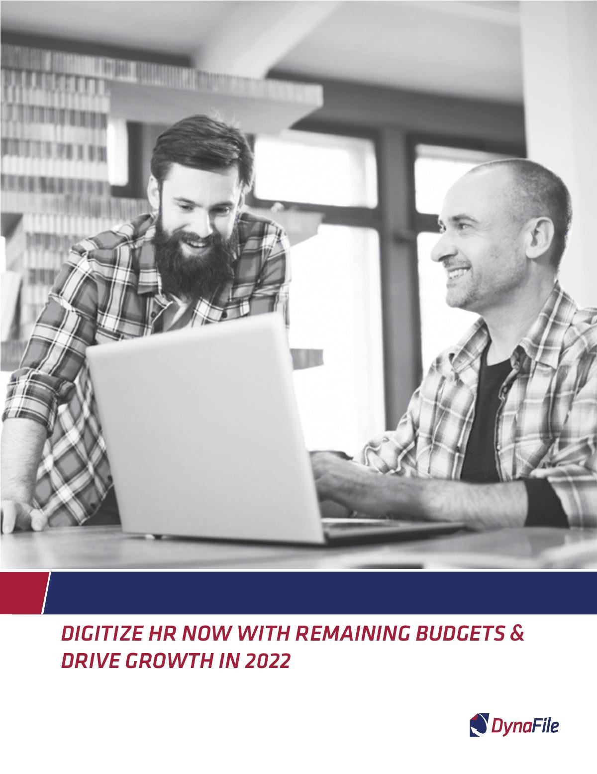 Digitize HR Now with Remaining Budgets & Drive Growth in 2022