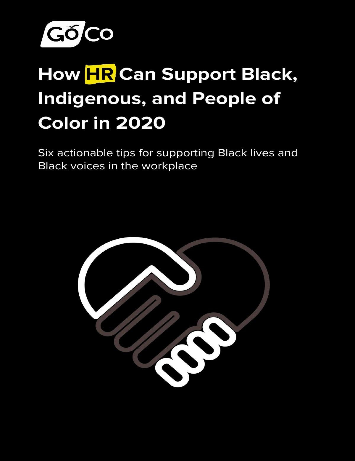 How HR Can Support Black, Indigenous, and People of Color in 2020