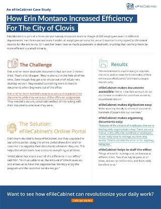 How Erin Montano Increased Efficiency For The City of Clovis